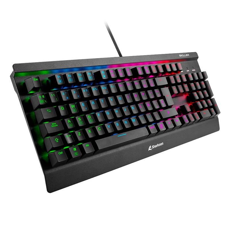 Teclado Mecánico Sharkoon SKILLER SGK3 RGB USB ES Switch Rojo - Ítem1