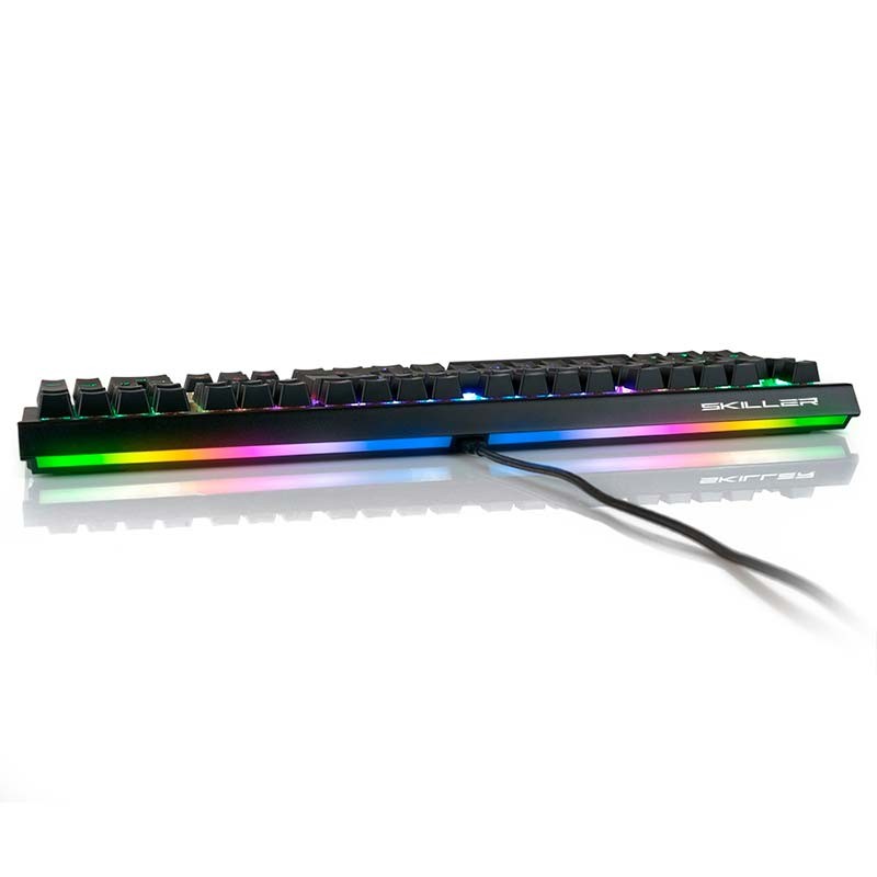 Clavier de jeu mécanique Sharkoon SKILLER SGK60 RGB USB-C ES Switch Marron - Ítem2