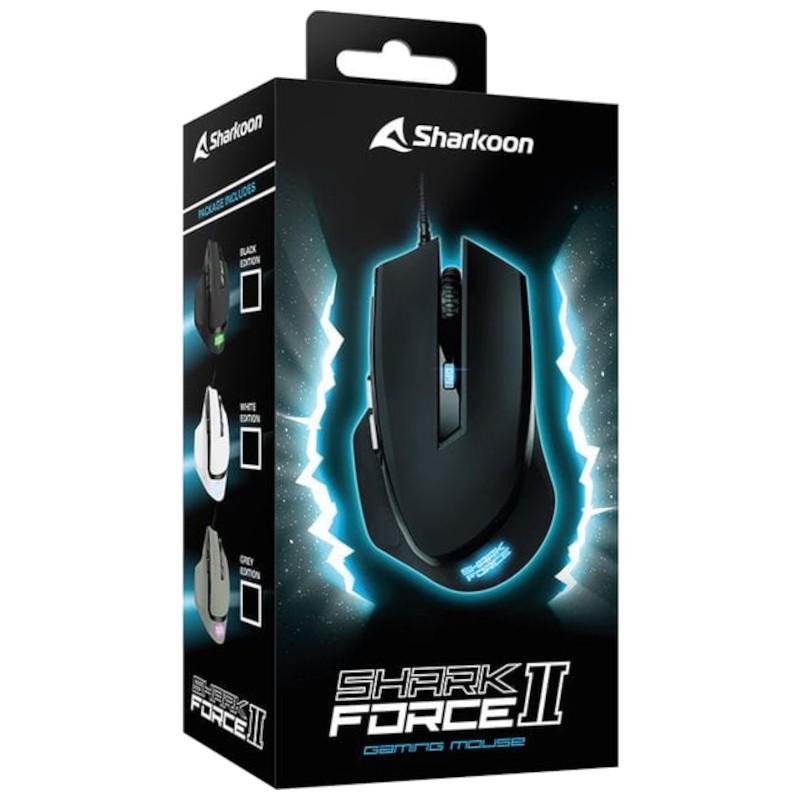 Souris Gaming Sharkoon SHARK Force II 4200 DPI Noir - Ítem3