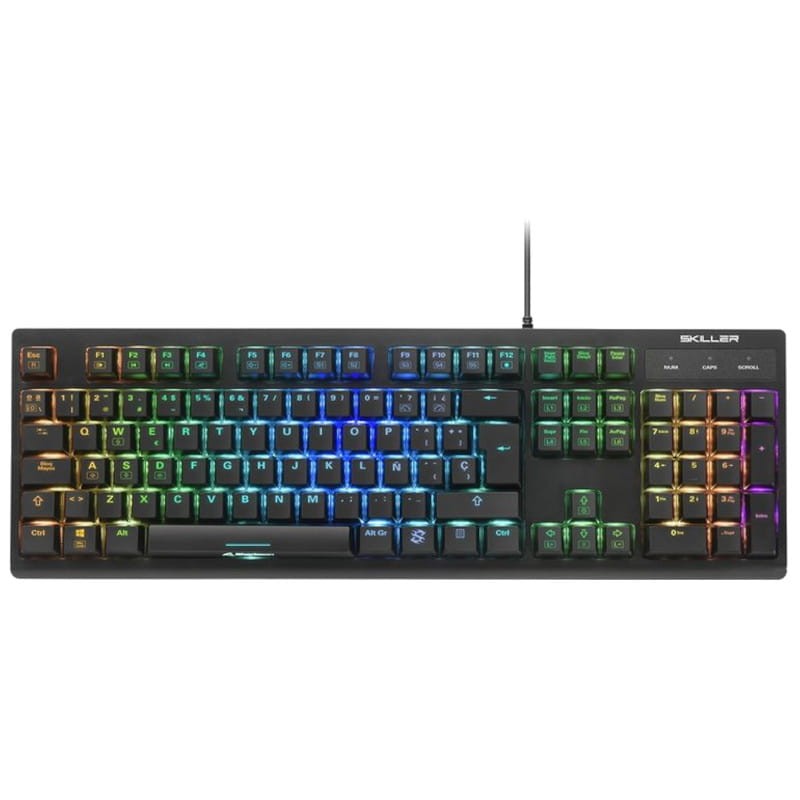 Teclado Mecânico Sharkoon SKILLER SGK30 RGB USB ES Switch Vermelho - Item