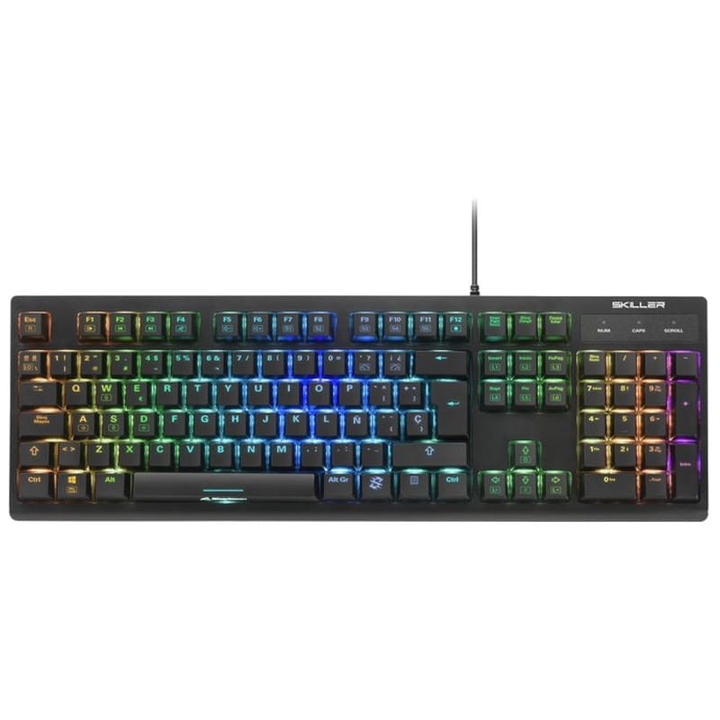 Teclado Mecánico Sharkoon SKILLER SGK30 RGB USB ES Switch Rojo - Ítem