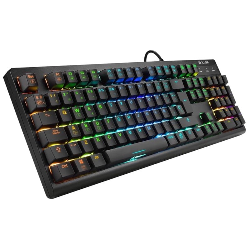 Teclado Mecánico Sharkoon SKILLER SGK30 RGB USB ES Switch Rojo - Ítem1