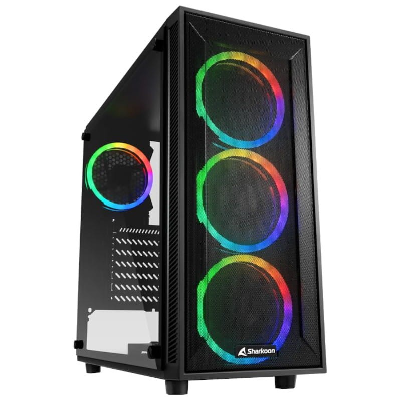 Sharkoon TG4M RGB Negro - Caja PC - Ítem