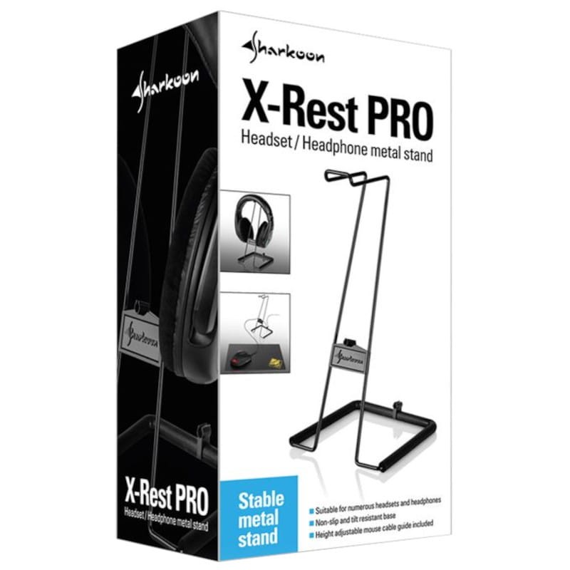 Sharkoon X-Rest PRO Negro - Soporte para Auriculares - Ítem4