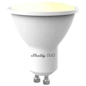 Ampoule Connectée Shelly Duo GU10 LED Blanche WiFi