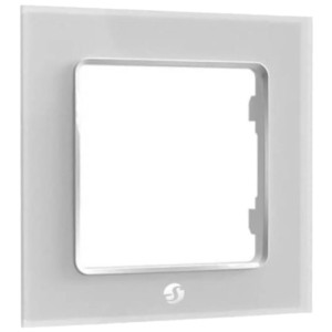 Quadro de interruptor Shelly Wall Frame 1 Branco