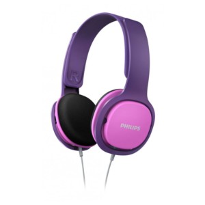 Philips SHK2000PK/00 Rosa/Púrpura - Auriculares para niños