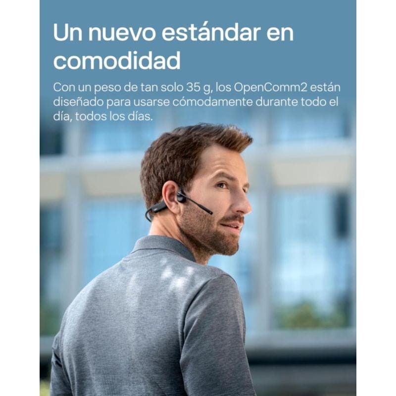 Shokz OpenComm 2 Standard Noir - Casque à conduction osseuse - Ítem5
