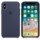 Capa em silicone para iPhone XS em cor Azul Noite - Item1