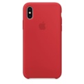 Capa em silicone para iPhone XS em cor Vermelho - Item
