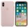 Capa em silicone para iPhone XS em cor Rosa Areia - Item1