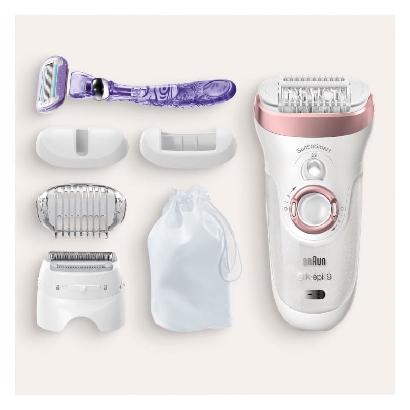 Épilateur Braun Silk-épil 9 9-870 rose, blanc - Ítem1