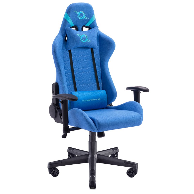 Chaise en Tissu PowerGaming Qonos Bleu - Ítem