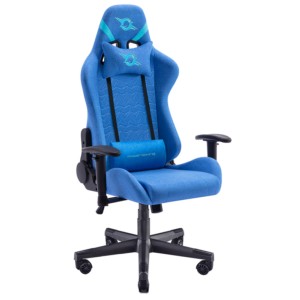 Chaise en Tissu PowerGaming Qonos Bleu
