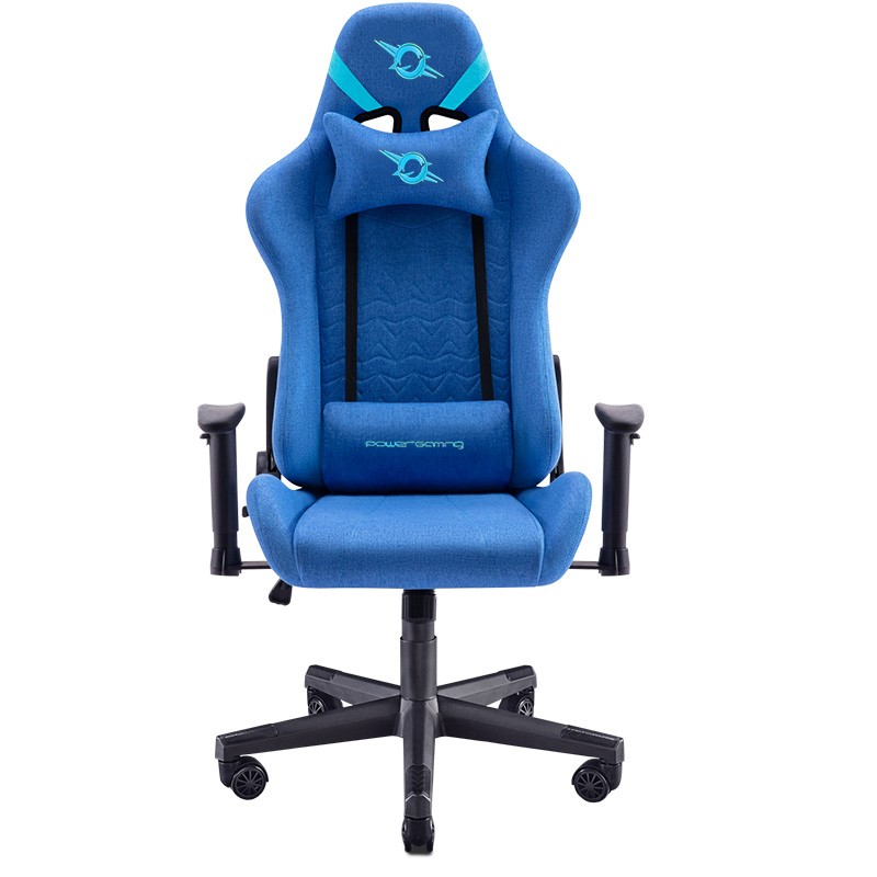 Chaise en Tissu PowerGaming Qonos Bleu - Ítem1
