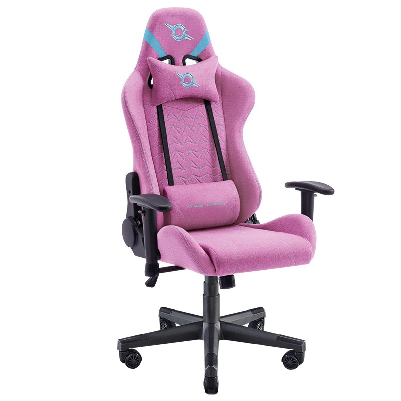 Cadeira em Tecido PowerGaming Qonos Rosa - Item
