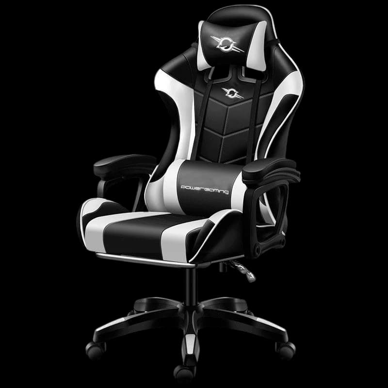 Chaise Gaming PowerGaming Noir/Blanc