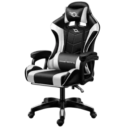 Chaise Gaming PowerGaming Noir/Blanc