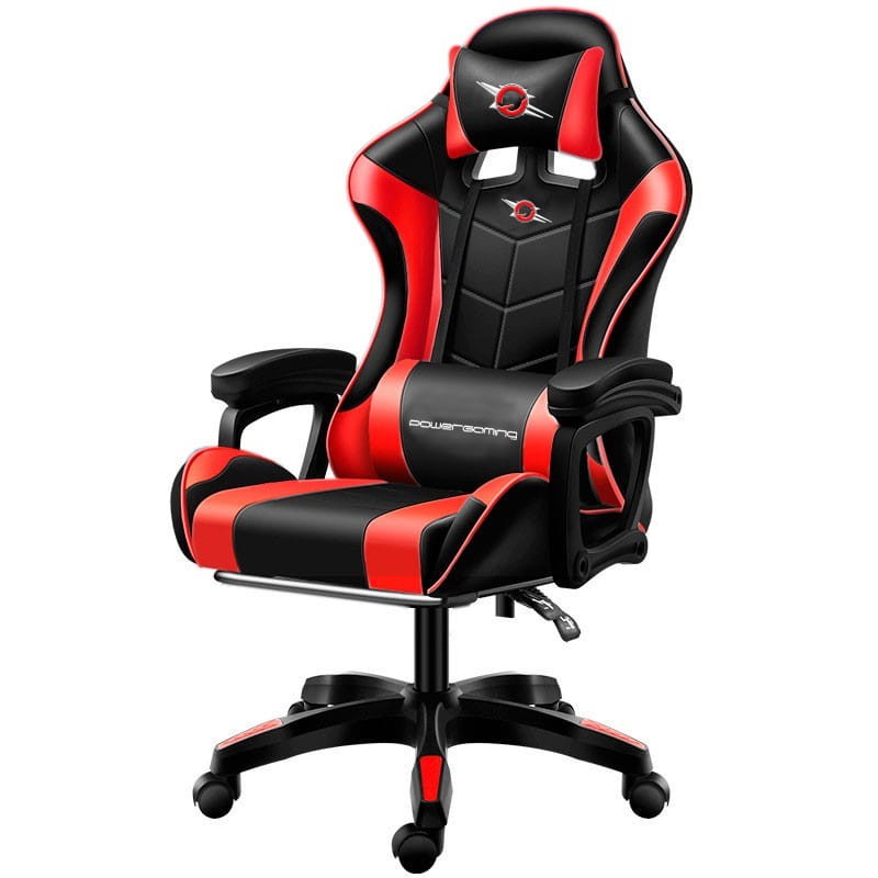 Cadeira Gaming PowerGaming Preto/Vermelho - Item