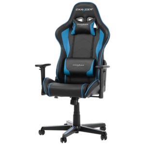 Cadeira Gaming DXRacer Fórmula F08 Preta Azul