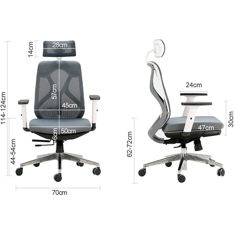 Buy Hbada Hdny140wm White Desk Chair