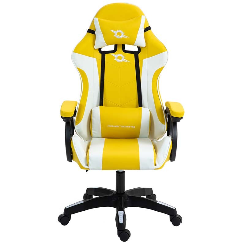 PowerGaming Silla Blanco+Amarillo - Ítem