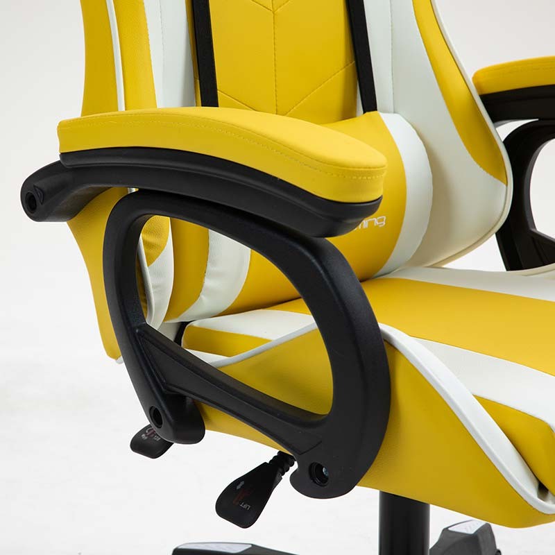 PowerGaming Silla Blanco+Amarillo - Ítem9