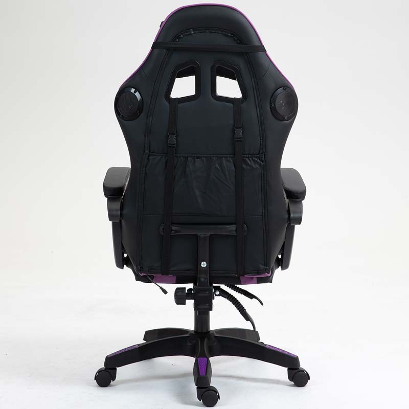 PowerGaming Cadeira Altifalante Massagem Preto+Lilás - Item4