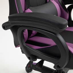 apoios de braços da Cadeira Gaming PowerGaming Preto+Lilás