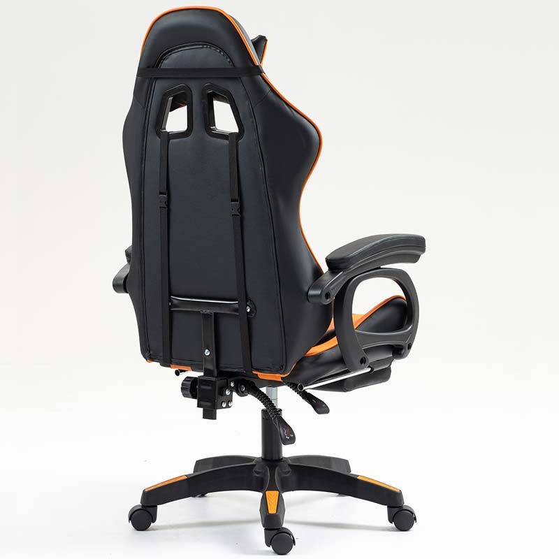 PowerGaming Silla Reposapiés Negro+Naranja - Ítem3
