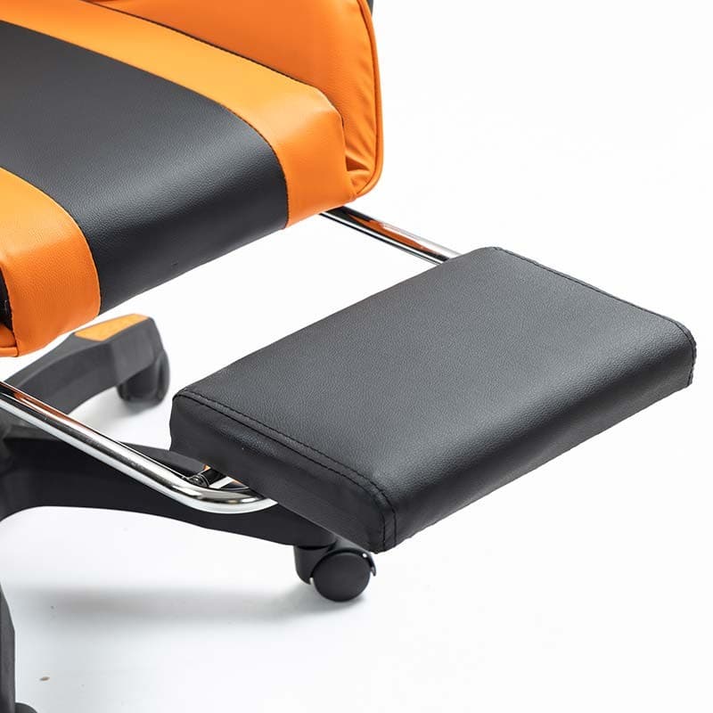 repose-pieds de la Chaise Gaming PowerGaming avec Repose-pieds Noir+Orange