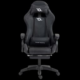 PowerGaming Cadeira 7-pontos Massagem Apoio para pés Preto