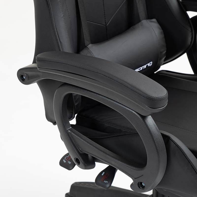 PowerGaming Cadeira 7-pontos Massagem Apoio para pés Preto - Item9
