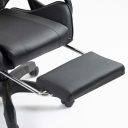 apoio para pés da Cadeira Gaming PowerGaming com 7 pontos de Massagem e Apoio para Pés Preto