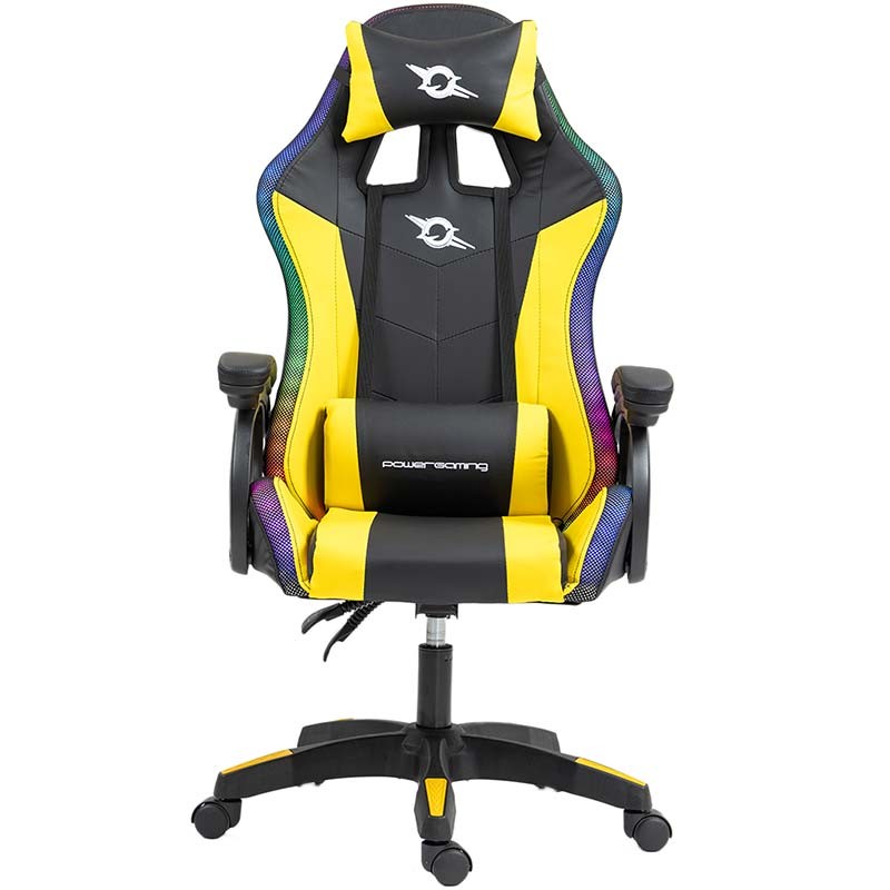 PowerGaming LED RGB Silla Negro+Amarillo - Ítem