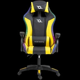 PowerGaming LED RGB Cadeira Preto+Amarelo