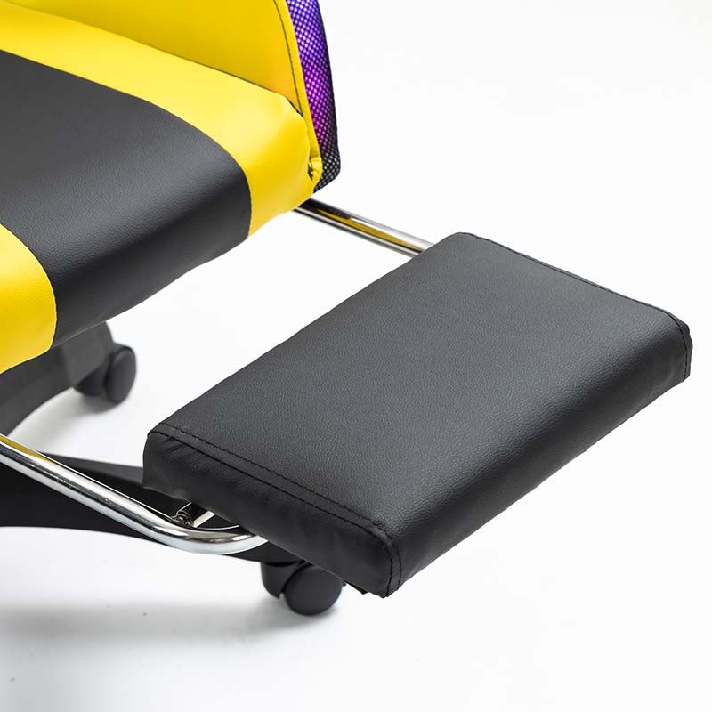 PowerGaming LED RGB Silla Reposapiés Negro+Amarillo - Ítem10