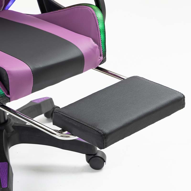 PowerGaming LED RGB Chaise repose-pieds Noir+Lilas - Ítem11
