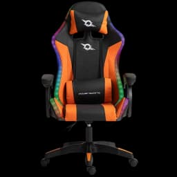PowerGaming LED RGB Cadeira Preto+Laranja