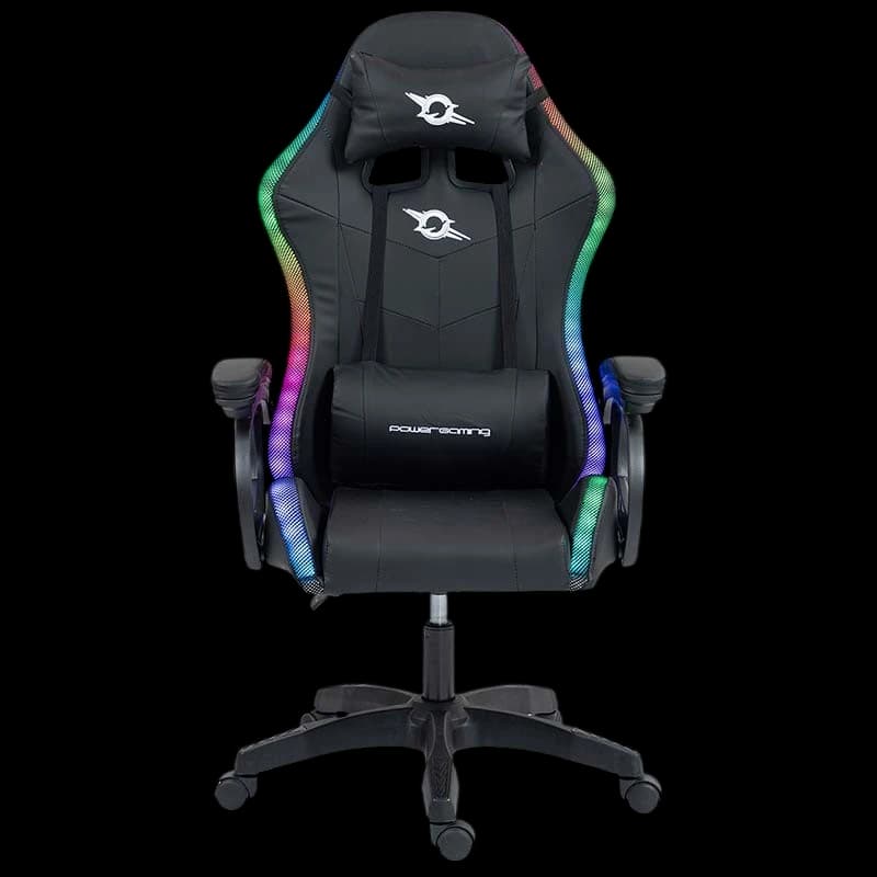 PowerGaming LED RGB Cadeira Preto