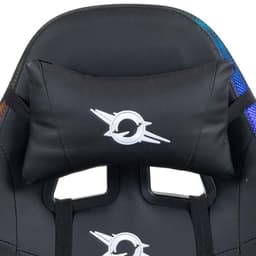 almofada cervical da Cadeira Gaming PowerGaming LED RGB Preto