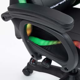 apoio de braços da Cadeira Gaming PowerGaming LED RGB Preto