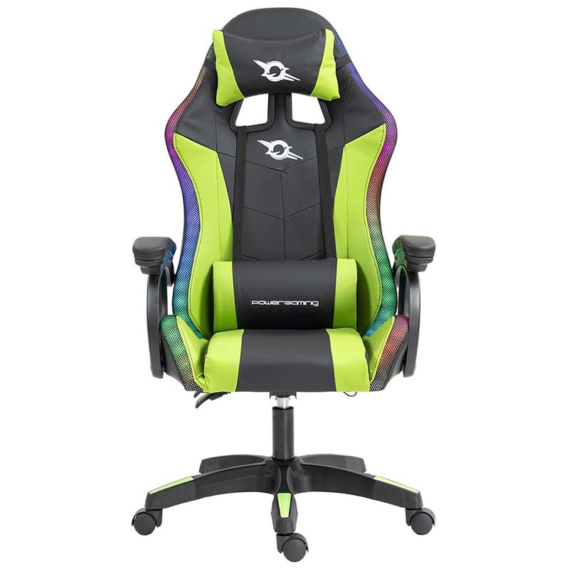 PowerGaming LED RGB Silla Negro+Verde - Ítem