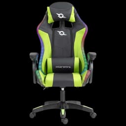 PowerGaming LED RGB Cadeira Preto+Verde