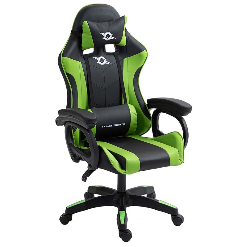PowerGaming Chaise massage à haut-parleur Noir+Vert - Ítem1