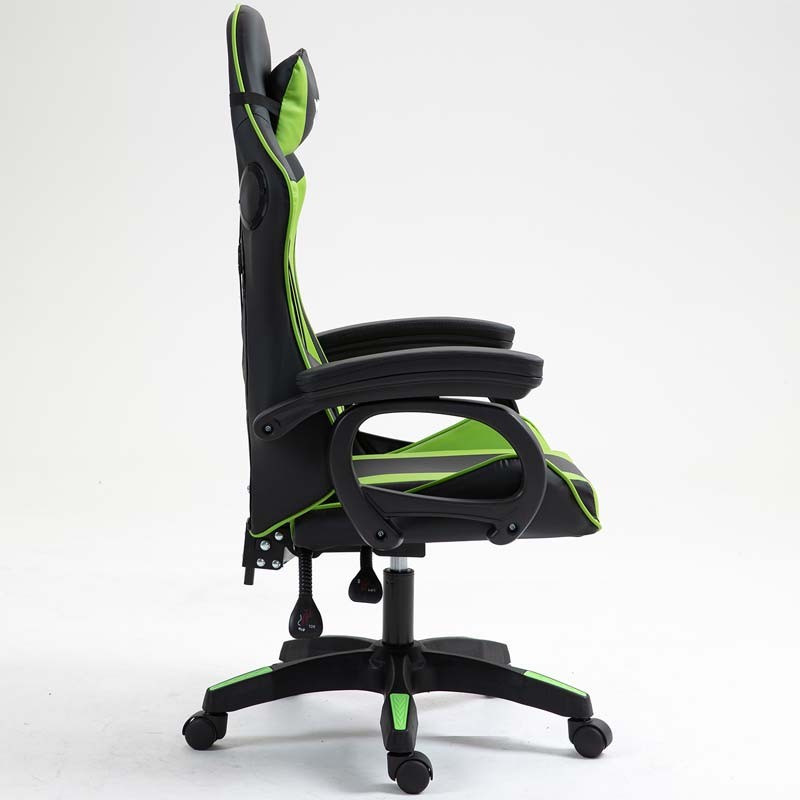 PowerGaming Chaise massage à haut-parleur Noir+Vert - Ítem2