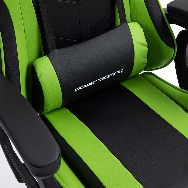 PowerGaming Chaise massage à haut-parleur Noir+Vert - Ítem8