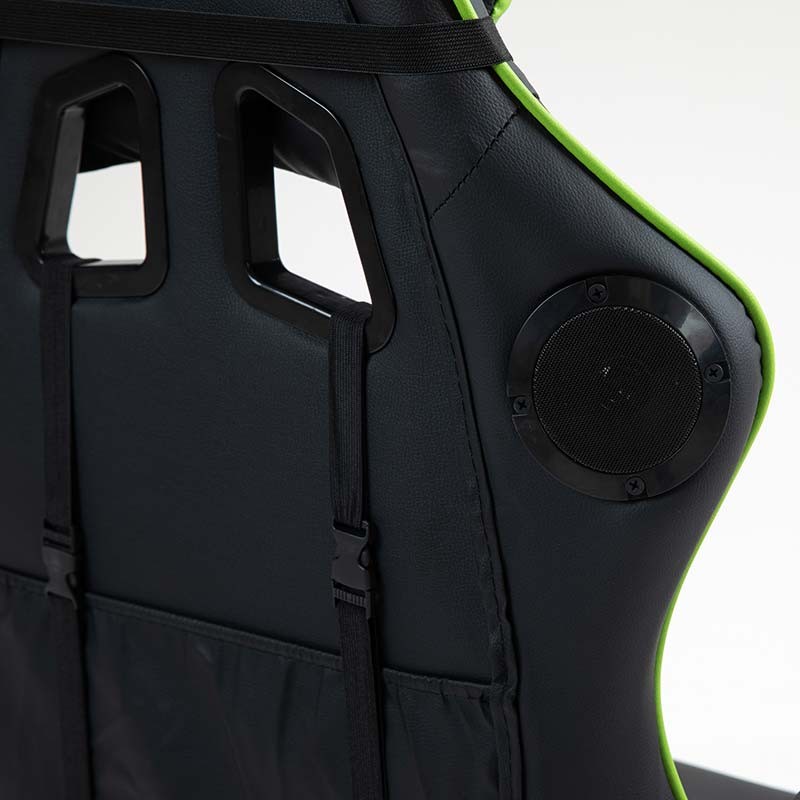 PowerGaming Chaise massage à haut-parleur Noir+Vert - Ítem10