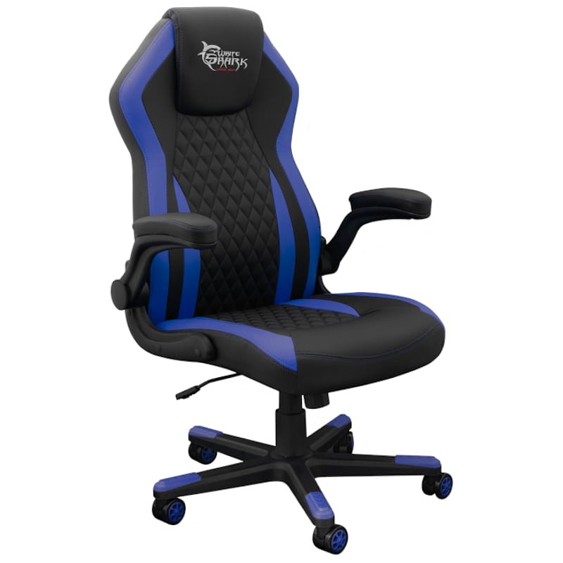 Silla Gaming White Shark Dervish Negro/Azul - Ítem