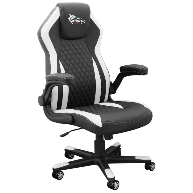 Silla Gaming White Shark Dervish Negro/Blanco - Ítem